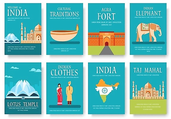 EPS 해외이미지 동물 전통 옷 여자 포스터 아시아 문화 여행 일러스트 건축양식 요가 코끼리 연꽃 미술 사람 풍경 건물 장식 탑 궁전 인포그래픽 기구 깃발 사찰 성 인도인 레이아웃 카레 기념물 랜드마크 뮤지컬 사리 전국 터번 해외202004 해외일러스트 외국인 건축물 웰빙 건축 꽃 나라 음식 고건축 포유류 종교건축 문화예술 동양인 머리장식 파일형식 벡터 이미지허브