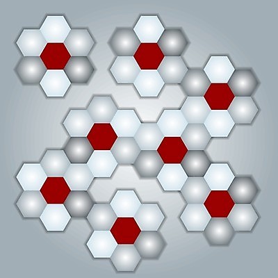 EPS 해외이미지 모양 디자인 꽃 백그라운드 컨셉 꽃무늬 패턴 일러스트 추상 세포 그림자 경사 빨간색 금속 회색 발표 중앙 유기농 육각형 꿀 망사 벌집 엘리먼트 불규칙 효과 해외202004 해외일러스트 도형 식물 웰빙 컬러 무늬 재질 직물 파일형식 벡터 이미지허브