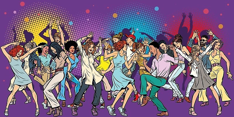 EPS 해외이미지 백인 라이프스타일 커플 여자 남자 행복 음악 백그라운드 일러스트 휴가 함께함 미술 사람 소년 성인 10대 여름 청춘 세트 파티 우정 기쁨 댄서 수확 축하 춤 그룹 군중 시원함 만화 수집 클럽 복고 디스코 코믹 고립 팝 스타일 해외202004 해외일러스트 서양인 직업 계절 감정 어린이 컨셉 농업 관계 청소년 문화예술 이벤트 생활 친구 파일형식 벡터 이미지허브