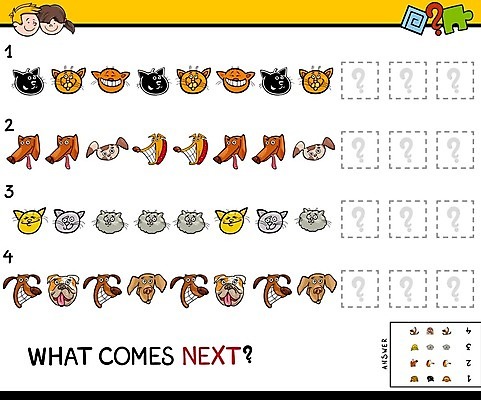 EPS 해외이미지 동물 캐릭터 디자인 교육 어린이 패턴 일러스트 취미 그래픽 반려동물 고양이 유치원 게임 퍼즐 가르침 끝 개 어플리케이션 만화 오브젝트 준비 그림 다음 줄서기 해외202004 해외일러스트 일러캐릭터 무늬 포유류 모션 놀이 사람 파일형식 벡터 이미지허브