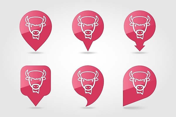 JPG EPS 해외이미지 화살표 말풍선 여러마리 일러스트 종류 사람없음 세트 농장 들소 라인아트 해외202004 해외일러스트 선 다수 농업 소 파일형식 벡터 이미지허브