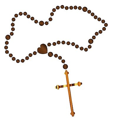 EPS 해외이미지 종교 십자가 일러스트 목걸이 미술 그래픽 기도 황금 구슬 그림 묵주 고립 해외202004 해외일러스트 장신구 종교용품 문화예술 파일형식 벡터 이미지허브