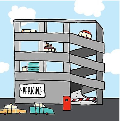 EPS 해외이미지 교통수단 일러스트 교통시설 자동차 경사 주차 만화 해외202004 해외일러스트 육상교통 교통 시설 파일형식 벡터 이미지허브