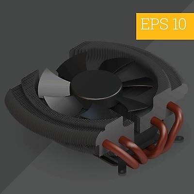 EPS 해외이미지 디자인 날개 일러스트 부분 그래픽 컴퓨터 부채 플라스틱 묘사 오브젝트 싱글 프로펠러 전자 환풍기 고립 냉각기 라디에이터 하드웨어 해외202004 해외일러스트 재질 전자제품 장비 파일형식 벡터 이미지허브