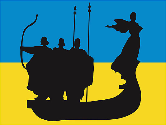 EPS 해외이미지 모양 실루엣 여행 일러스트 컬러풀 깃발 역사 심볼 싱글 시력 우크라이나 해외202004 해외일러스트 유럽 컬러 촬영기법 파일형식 벡터 이미지허브