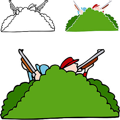 EPS 해외이미지 클립아트 일러스트 조류 오리 미술 사람 야외 그래픽 세트 검은색 흰색 발사 만화 그림 사냥 클립 사냥꾼 숨기 총포 해외202004 해외일러스트 동물 직업 컬러 모션 문화예술 파일형식 벡터 이미지허브