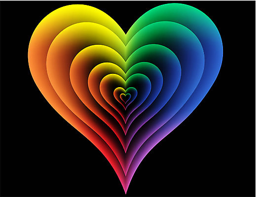 EPS 해외이미지 백그라운드 무지개 일러스트 추상 사랑 컬러풀 검은색 기쁨 하트 마음 해외202004 해외일러스트 자연요소 모양 감정 컬러 무늬 파일형식 벡터 이미지허브