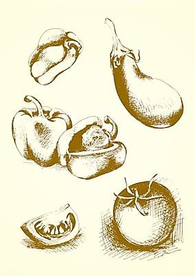 EPS 해외이미지 손 음료 음식 백그라운드 토마토 일러스트 재료 벽지 가지 피망 요리 그래픽 장식 세트 식당 치킨 이탈리아 수확 수집 메뉴 그림 손그림 해외202004 해외일러스트 유럽 농업 채소 신체부위 상점 닭고기요리 파일형식 벡터 이미지허브