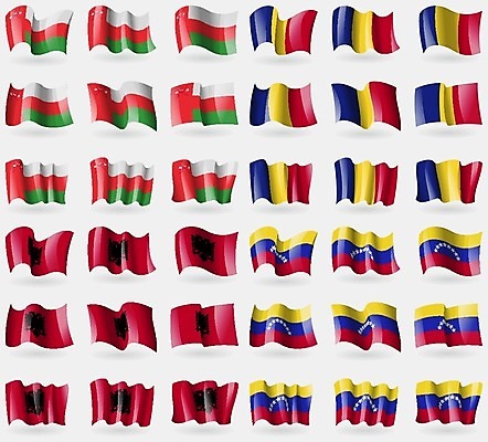 EPS 해외이미지 디자인 문화 상징 일러스트 세계 직물 심볼 지역 루마니아 베네수엘라 알바니아 전국 강조 해외202004 해외일러스트 유럽 남아메리카 파일형식 벡터 남유럽 이미지허브