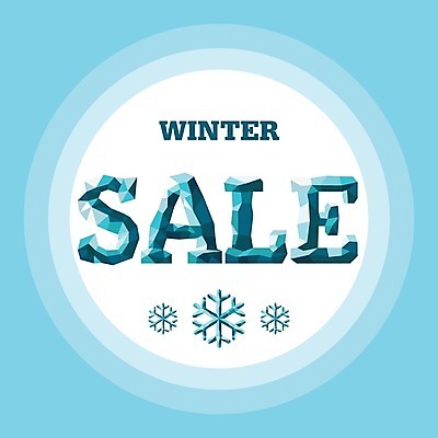 EPS 해외이미지 배너 크리스마스 겨울 일러스트 파란색 세일 얼음 편지 결정체 해외202004 해외일러스트 자연요소 계절 기념일 컬러 파일형식 벡터 이미지허브