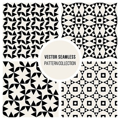 EPS 해외이미지 디자인 백그라운드 패턴 일러스트 벽지 추상 흑백 그래픽 장식 세트 유행 검은색 흰색 직물 원형 인쇄 수집 타일 질감 정사각형 모자이크 팩 대칭 포장소품 스타일 해외202004 해외일러스트 도형 컬러 무늬 포장 촬영기법 화장품 오브젝트 포장재료 파일형식 벡터 이미지허브