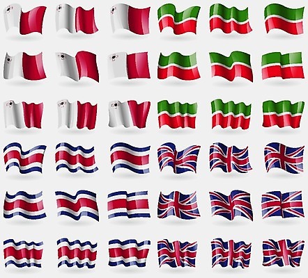 EPS 해외이미지 디자인 문화 상징 일러스트 영국 세계 직물 심볼 지역 몰타섬 전국 코스타리카 강조 해외202004 해외일러스트 유럽 섬 중앙아메리카 몰타 파일형식 벡터 이미지허브