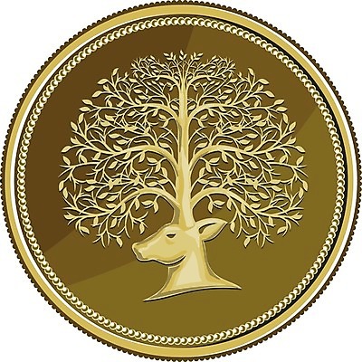 EPS 해외이미지 나무 동물 야생동물 잎 일러스트 사슴 뿔 그래픽 머리 달러 동전 나뭇가지 원형 황금 물개 민트 메달 복고 놋쇠 순록 반추동물 해외202004 해외일러스트 도형 식물 돈 포유류 신체부위 바다동물 허브 상_상패 파일형식 벡터 이미지허브