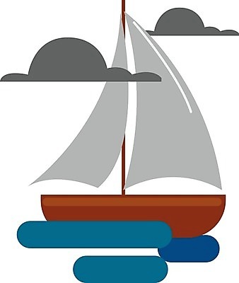 EPS 해외이미지 클립아트 바다 줄기 여행 일러스트 거리 갈색 회색 보트 역사 상품 큼 그림 돛 해외202004 해외일러스트 식물 컬러 배_교통 크기 파일형식 벡터 이미지허브