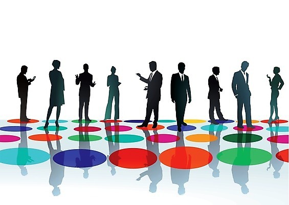 EPS 해외이미지 여자 남자 일러스트 비즈니스 회의 협력 대화 설명 계획 토론 종업원 만들기 브레인스토밍 해외202004 해외일러스트 직업 컨셉 모션 말하기 사람 파일형식 벡터 이미지허브