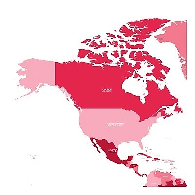 EPS 해외이미지 디자인 실루엣 지구 바다 분홍색 여행 백그라운드 지도 캐나다 북아메리카 일러스트 비즈니스 부분 멕시코 미술 라벨 미국 인포그래픽 흰색 만 이름 중앙아메리카 플랫 대륙 싱글 심플 지형 북쪽 쿠바 알래스카 그린란드 자메이카 지도책 지리 해외202004 해외일러스트 컬러 섬 문화예술 프레임 촬영기법 덴마크 아메리카 책 방향 파일형식 벡터 이미지허브