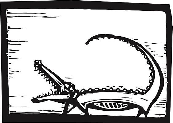 EPS 해외이미지 동물 전통 일러스트 파충류 아프리카 자연 강 치아 먹기 악어 멸종 목판화 해외202004 해외일러스트 나라 모션 소화기관 생태계 파일형식 벡터 이미지허브