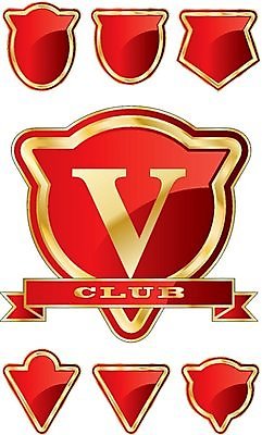 EPS 해외이미지 템플릿 디자인 배너 리본 일러스트 아이디어 프레임 그래픽 장식 빨간색 세트 금속 공백 악단 판넬 황금 우아함 수집 심볼 클럽 배지 방패 엘리먼트 증명서 챔피언 테마 해외202004 해외일러스트 음악 컬러 컨셉 재질 파일형식 벡터 이미지허브