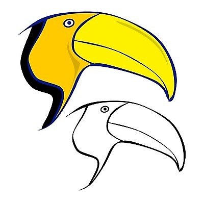 EPS 해외이미지 클립아트 동물 캐릭터 야생동물 신체 날개 일러스트 자연 조류 동물원 컬러풀 장난감 노란색 머리 검은색 흰색 나뭇가지 숲 열대우림 만화 깃털 부리 윤곽 브라질 고립 이국적 해외202004 해외일러스트 일러캐릭터 나무 컬러 신체부위 남아메리카 생태계 파일형식 벡터 이미지허브