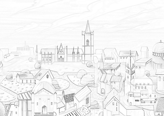 포토 JPG 해외이미지 손 디자인 종이 도로 어린이 선 백그라운드 일러스트 벽지 지붕 거리 잉크 주택 요정 이야기 미술 풍경 사람없음 건물 책 연필 교회 탑 정원 검은색 일몰 덮개 흰색 역 인쇄 비밀 만화 스케치 관목 그림 윤곽 장면 마법 타운 미로 환상 해외202004 해외포토 나무 건축물 길 컬러 컨셉 종교건축 교통시설 문화예술 학용품 사람 신체부위 필기구 노을 뚜껑 도시 파일형식 이미지허브