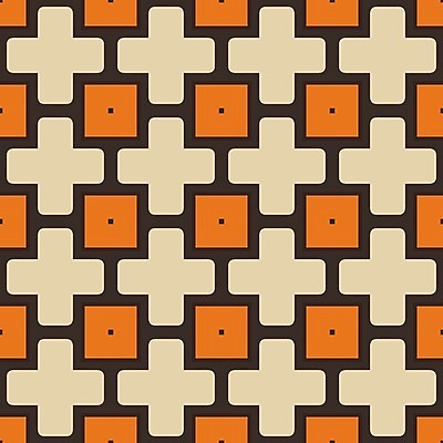 EPS 해외이미지 디자인 백그라운드 패턴 오렌지 일러스트 벽지 추상 갈색 타일 복고 정사각형 해외202004 해외일러스트 도형 컬러 무늬 과일 파일형식 벡터 이미지허브