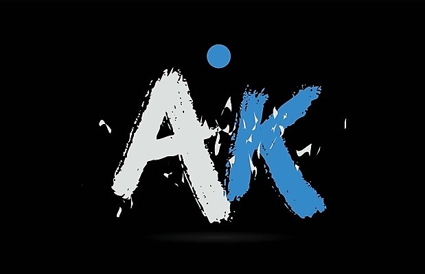 EPS 해외이미지 모양 템플릿 디자인 알파벳 백그라운드 일러스트 회사 비즈니스 추상 타이포그라피 파란색 검은색 흰색 편지 심볼 신분 A K 그런지 엘리먼트 활자 레터링 해외202004 해외일러스트 문자 영어 컬러 무늬 활자판 파일형식 벡터 이미지허브