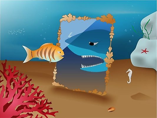 EPS 해외이미지 바다 컨셉 일러스트 상상 조개 불가사리 어류 물 반사 바닷속 희망 거품 거울 유머 해조류 산호 아래 상어 깊이 오해 아바타 해외202004 해외일러스트 자연요소 감정 어패류 극피동물 수중 수중동물 해양식물 자포동물 방향 위치 파일형식 벡터 이미지허브