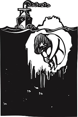 EPS 해외이미지 바다 일러스트 자연 냉동 얼음 슬픔 죽음 역사 고독 수증기 북극 싱크대 빙산 깊이 목판화 우울증 재앙 해외202004 해외일러스트 자연요소 감정 질병 극지방 개수대 생태계 파일형식 벡터 이미지허브