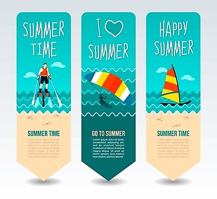 EPS 해외이미지 전신 배너 남자 실루엣 바다 여행 하늘색 일러스트 휴가 사람 성인 두명 윈드서핑 서핑 서퍼 성인만 해외202004 해외일러스트 운동선수 촬영기법 파란색 수상스포츠 파일형식 벡터 이미지허브