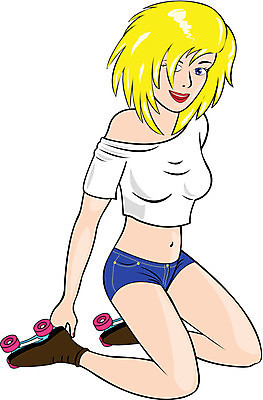 EPS 해외이미지 여자 행복 스포츠 일러스트 장난 놀이 건강 미소 파란색 청춘 운동 스케이트 스케이팅 흰색 승차 롤러 고립 해외202004 해외일러스트 감정 스포츠용품 컬러 컨셉 모션 겨울스포츠 표정 사람 파일형식 벡터 이미지허브