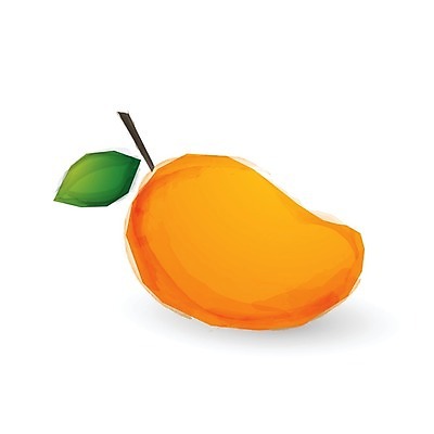 EPS 해외이미지 디자인 잎 과일 일러스트 자연 추상 건강 미술 장식 초록색 노란색 흰색 신선 붓 그림 망고 내추럴 고립 해외202004 해외일러스트 식물 컬러 무늬 문화예술 열대과일 생태계 파일형식 벡터 이미지허브