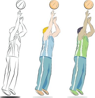 EPS 해외이미지 클립아트 모양 남자 선 스포츠 일러스트 캘리그라피 공 농구 건강 미술 사람 그래픽 세트 운동 점프 검은색 흰색 붓 우아함 매끈함 그림 클립 윤곽 타격 플레이어 헹가래 해외202004 해외일러스트 컬러 컨셉 모션 문화예술 구기 축하 감각 파일형식 벡터 이미지허브