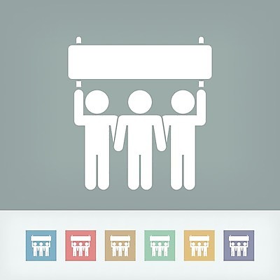 EPS 해외이미지 배너 실루엣 스포츠 이동 일러스트 서기 사람 자유 분노 깃발 부채 그룹 군중 클럽 커뮤니티 일반 덩어리 혁명 스트라이크 시범 위기 정치 주장 지원 항의 해외202004 해외일러스트 감정 컨셉 모션 촬영기법 파일형식 벡터 이미지허브