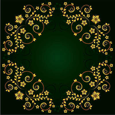 EPS 해외이미지 디자인 백그라운드 꽃무늬 일러스트 추상 프레임 그래픽 초록색 어둠 덮개 소용돌이 화려 황금 클래식 우아함 두루마리 메뉴 복고 해외202004 해외일러스트 꽃 컬러 컨셉 무늬 뚜껑 회오리 파일형식 벡터 이미지허브