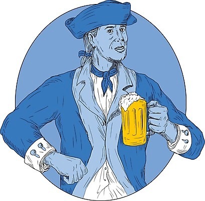 EPS 해외이미지 남자 일러스트 잉크 맥주 그래픽 머그컵 스케치 그림 토스트 손그림 스크래치 병정 축배 핸드메이드 해외202004 해외일러스트 빵 주류 미술 사람 컵 파일형식 벡터 이미지허브