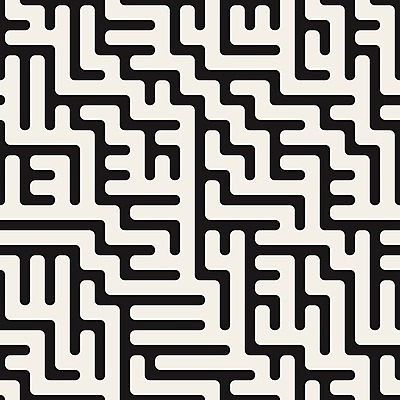 EPS 해외이미지 모양 디자인 길 선 백그라운드 패턴 일러스트 추상 흑백 미술 그래픽 장식 검은색 흰색 직물 퍼즐 수수께끼 타일 질감 정사각형 미로 루트 방법 복잡 포장소품 해외202004 해외일러스트 도형 컬러 컨셉 무늬 포장 문화예술 촬영기법 오브젝트 포장재료 파일형식 벡터 이미지허브