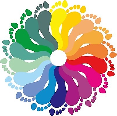 EPS 해외이미지 선 백그라운드 패턴 곡선 일러스트 발 놀이 사람 발자국 묘사 질감 해외202004 해외일러스트 무늬 자국 신체부위 파일형식 벡터 이미지허브