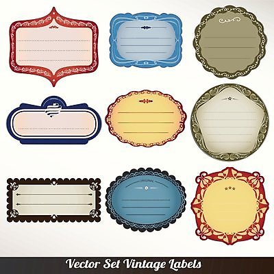 EPS 해외이미지 일러스트 프레임 사람없음 세트 라벨 사각형 빈티지 원형 클래식 고급 해외202004 해외일러스트 도형 컨셉 파일형식 벡터 이미지허브