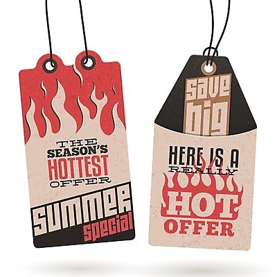 EPS 해외이미지 스티커 일러스트 불 사람없음 여름 세트 갈색 꼬리표 라벨 세일 빈티지 해외202004 해외일러스트 자연요소 계절 컬러 컨셉 프레임 파일형식 벡터 이미지허브