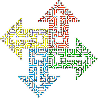 EPS 해외이미지 모양 템플릿 디자인 산업 인터넷 일러스트 비즈니스 부분 추상 화살 그래픽 초록색 컴퓨터 노란색 디지털 장비 흰색 도시 4 연결 사이버 그림 질감 서식 순환 하이테크 반도체 전자 윤곽 공학 마더보드 멀티 메인보드 스타일 해외202004 해외일러스트 교육 컬러 무늬 모션 기술 전자제품 숫자 파일형식 벡터 이미지허브