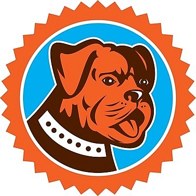 EPS 해외이미지 동물 일러스트 그래픽 장식 반려동물 머리 원형 개 혀 복고 불독 송곳니 고립 마스티프 해외202004 해외일러스트 도형 포유류 신체부위 입 치아 파일형식 벡터 이미지허브