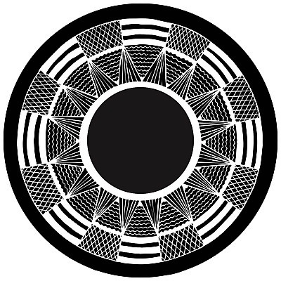 EPS 해외이미지 바다 조각 일러스트 추상 그래픽 검은색 거품 흰색 원형 가시 심볼 사인 해외202004 해외일러스트 도형 컬러 무늬 파일형식 벡터 이미지허브