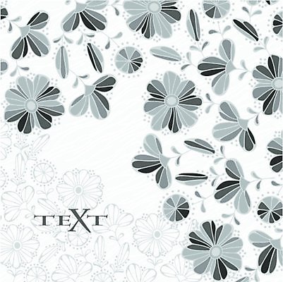 EPS 해외이미지 꽃 백그라운드 일러스트 타이포그라피 사람없음 회색 흰색 빈티지 해외202004 해외일러스트 식물 문자 컬러 컨셉 파일형식 벡터 이미지허브