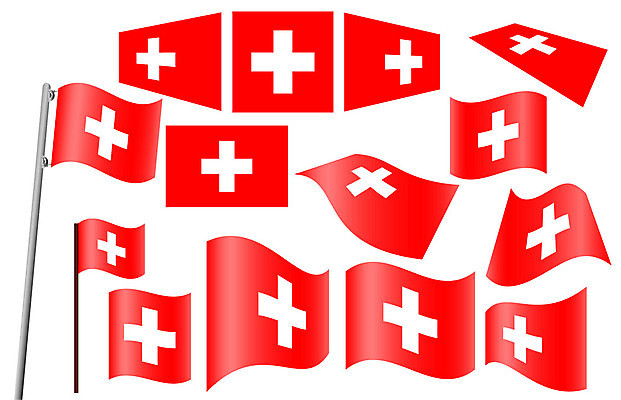 EPS 해외이미지 배너 유럽 십자가 일러스트 목재 빨간색 세트 금속 흰색 깃발 수집 심볼 스위스 사인 깃대 고립 표준 정확 해외202004 해외일러스트 나무 나라 컬러 컨셉 재료 재질 파일형식 벡터 이미지허브