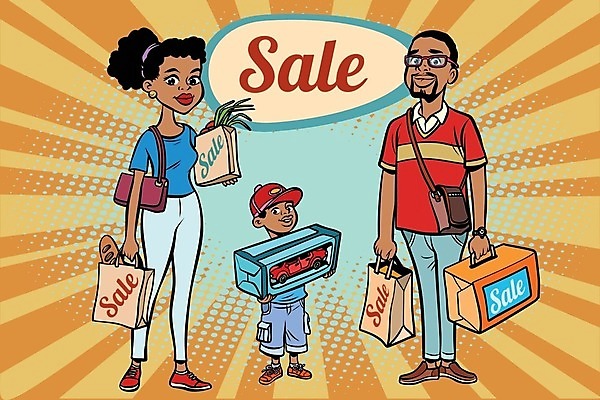 EPS 해외이미지 아들 흑인 가방 일러스트 비즈니스 가족 엄마 남편 미술 사람 소년 금융 쇼핑 상자 장난감 세일 상점 검은색 수확 아내 아빠 구매 상품 만화 복고 코믹 패키지 세대 팝 스타일 해외202004 해외일러스트 서양인 잡화 남자 어린이 컬러 농업 관계 문화예술 경제 파일형식 벡터 이미지허브