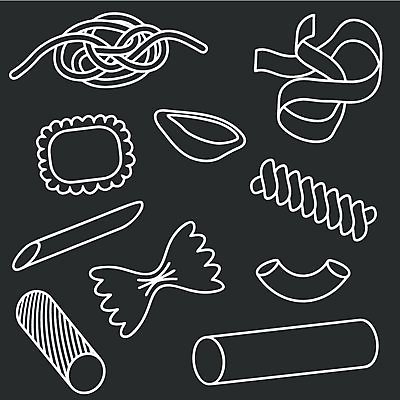 EPS 해외이미지 모양 디자인 음식 일러스트 재료 파스타 나선형 스파게티 요리 그래픽 세트 픽토그램 식사 이탈리아 껍질 변화 수집 윤곽 라비올리 마카로니 엘리먼트 탄수화물 파르팔레 페투치네 펜네 탈리아텔레 해외202004 해외일러스트 유럽 컨셉 무늬 서양음식 파스타면 파일형식 벡터 이미지허브