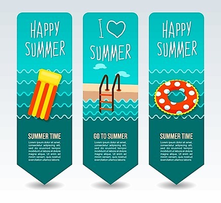 EPS 해외이미지 배너 세로배너 파도 일러스트 사다리 수영장 사람없음 물방울무늬 하트 비치베드 튜브 민트색 배너세트 해외202004 해외일러스트 모양 바다 컬러 무늬 세로 세트 도구 파일형식 벡터 이미지허브
