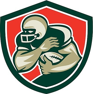 EPS 해외이미지 남자 스포츠 일러스트 공 그래픽 럭비 미식축구 축구 복고 방패 고립 쿼터백 해외202004 해외일러스트 사람 구기 파일형식 벡터 이미지허브