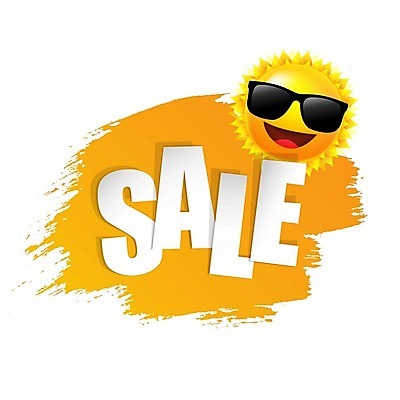 EPS 해외이미지 배너 벽 일러스트 휴가 프레임 선물 사람없음 선글라스 햇빛 태양 노란색 세일 해외202004 해외일러스트 자연요소 안경 컬러 파일형식 벡터 이미지허브