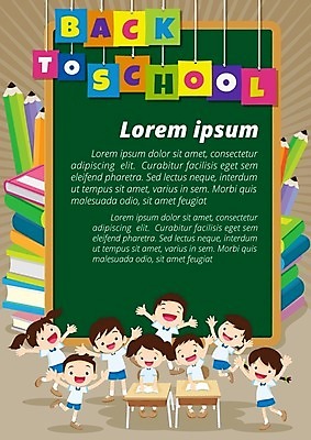EPS 해외이미지 여자 교육 남자 어린이 일러스트 학교 수업 소년 여러명 칠판 기쁨 책상 신학기 어린이만 해외202004 해외일러스트 감정 가구 다수 사람 파일형식 벡터 이미지허브